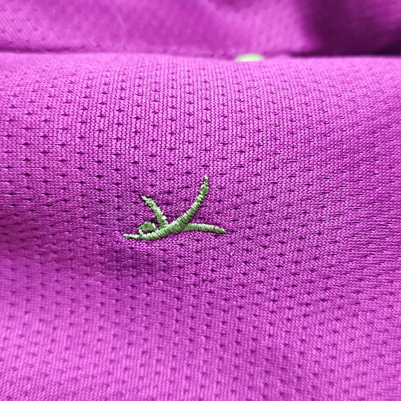 Danskin Now Kids Purple Jacket with Green Accents Girls Size M (7/8) - Picture 4 of 5